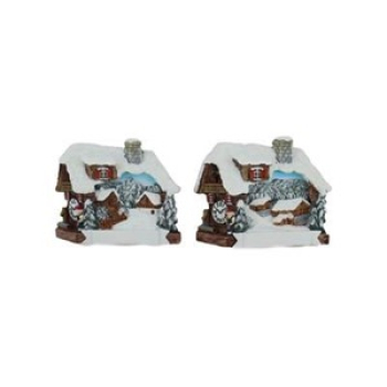 Magnet Winter Haus 2fach